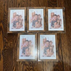 Brown picture frames